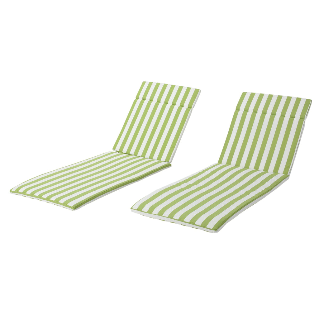 Salem Ensemble de coussins d'extérieur pour méridienne - coussins uniquement (lot de 2) par Christopher Knight Home - 79.25L x 27.50l x 1.50H