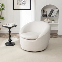 Fauteuil pivotant - Rotation à 360° - Tissu bouclette