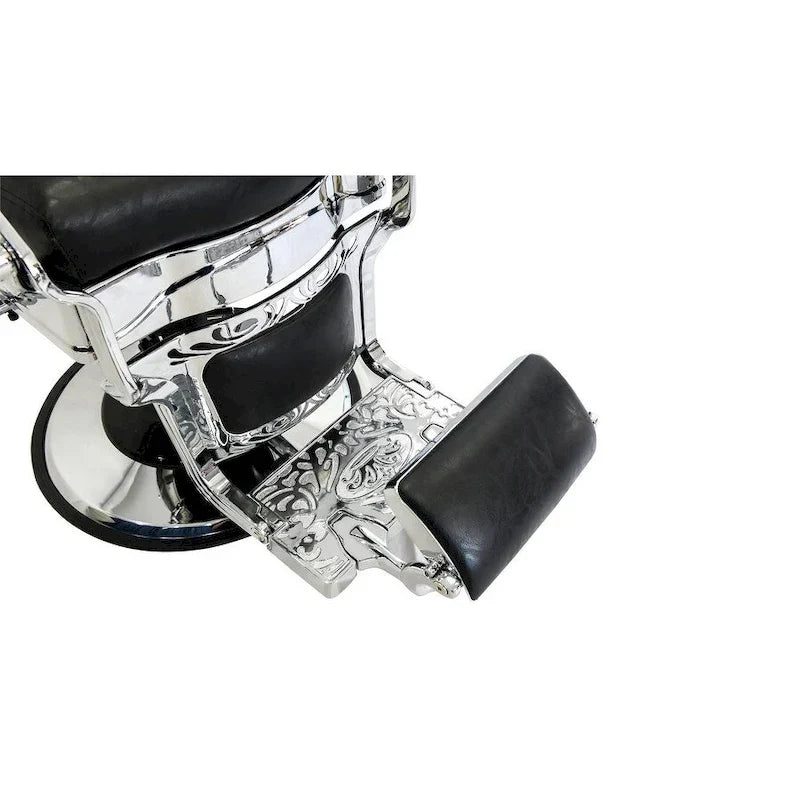Fauteuil de barbier robuste, fauteuil de salon vintage pour barbier, équipement de salon de coiffure, de beauté et de tatouage - N/A