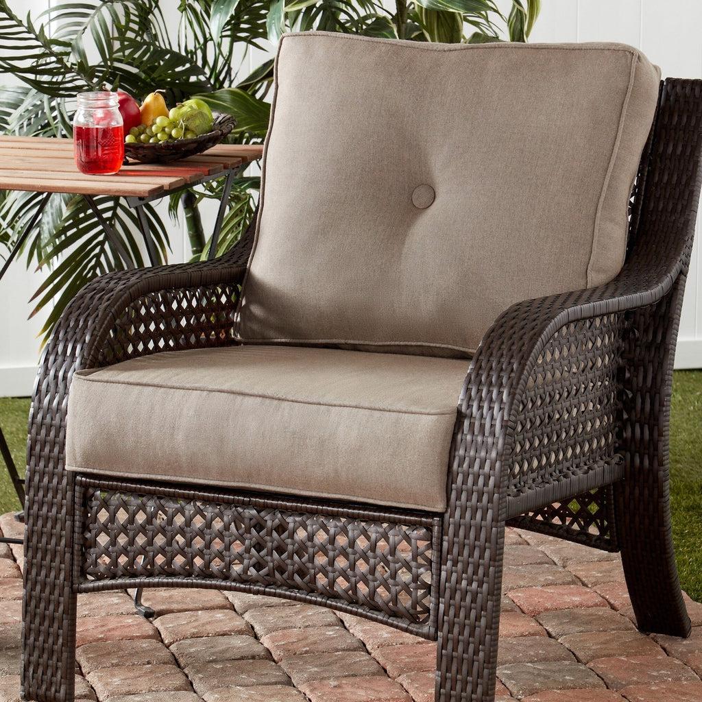 Sunbrella Ensemble de coussins d'extérieur à assise profonde premium 2 pièces