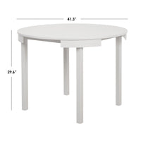 Harrisburg Tobey Ensemble de salle à manger rond compact 5 pièces