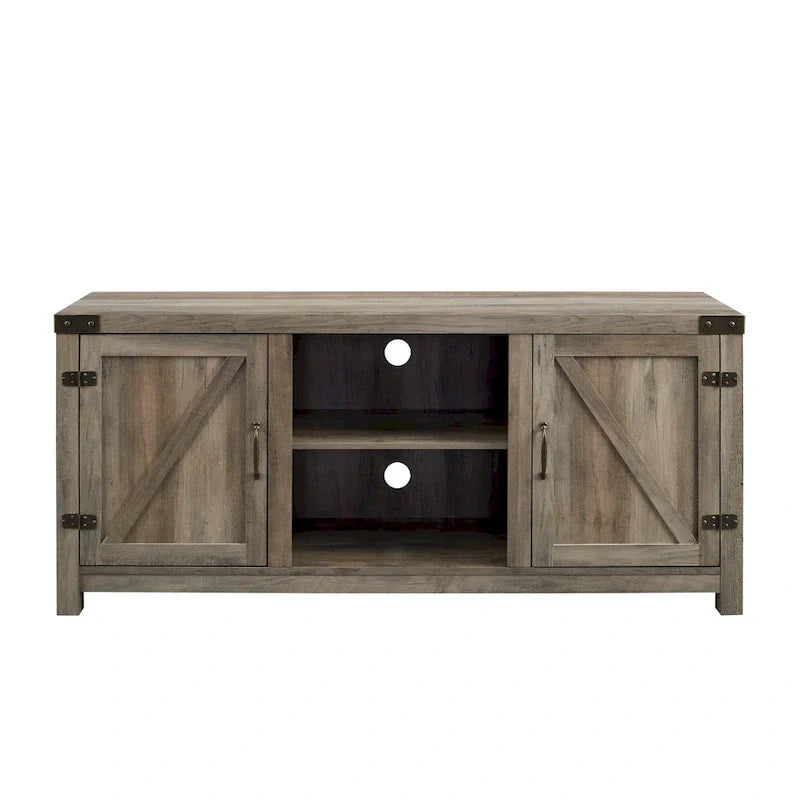 Meuble TV avec porte de grange Middlebrook Firebranch 58 pouces