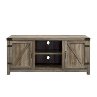 Meuble TV avec porte de grange Middlebrook Firebranch 58 pouces
