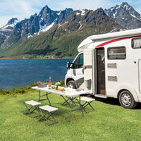 Table de pique-nique pliante 4 personnes, 1,80 m