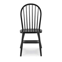 Chaise de salle à manger à dossier fuseau Windsor en bois massif International Concepts