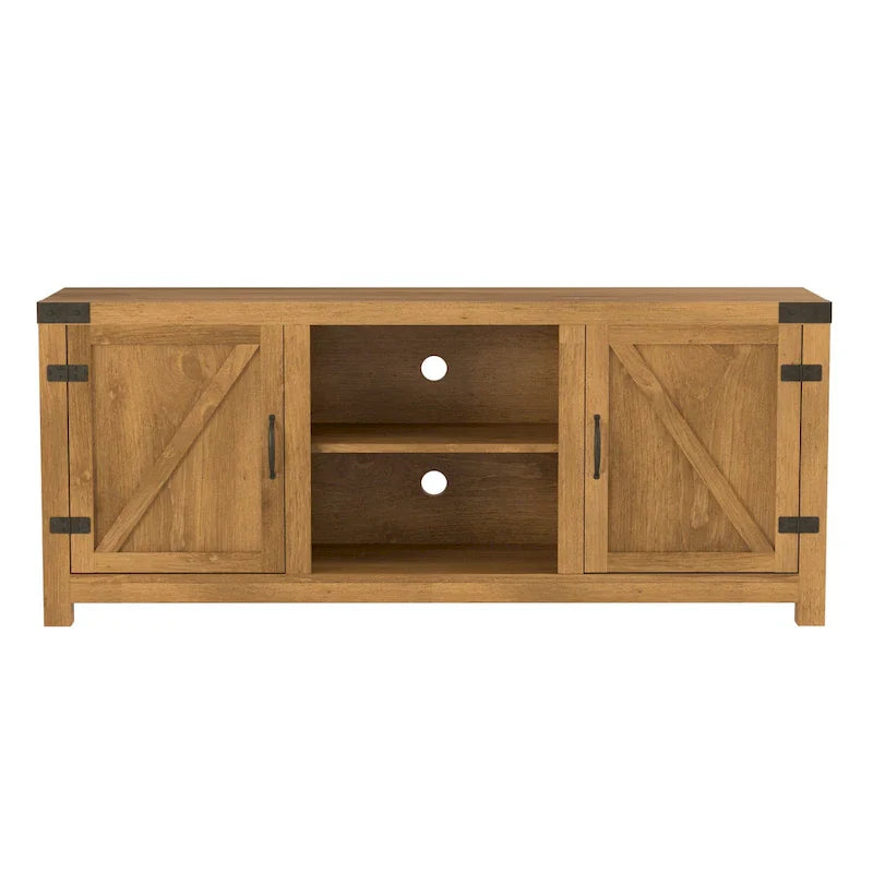Meuble TV avec porte de grange Middlebrook Firebranch 58 pouces