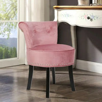 Tabouret de Coiffeuse en Bois Massif de 69,85 cm de haut - 69,85 H X 48,26 L X 29,97 P