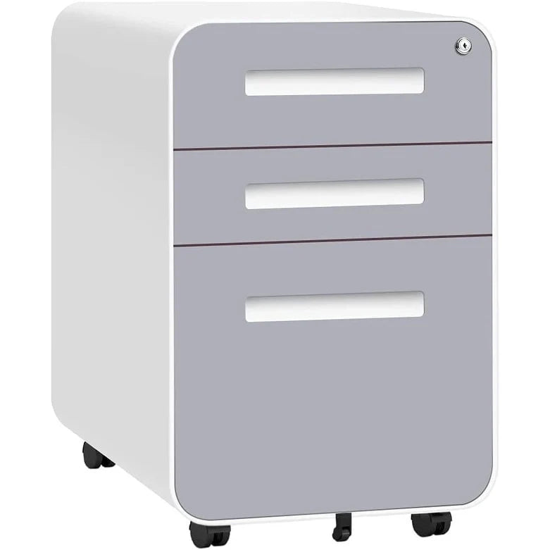 Classeur mobile/vertical à 3 tiroirs pour bureau à domicile