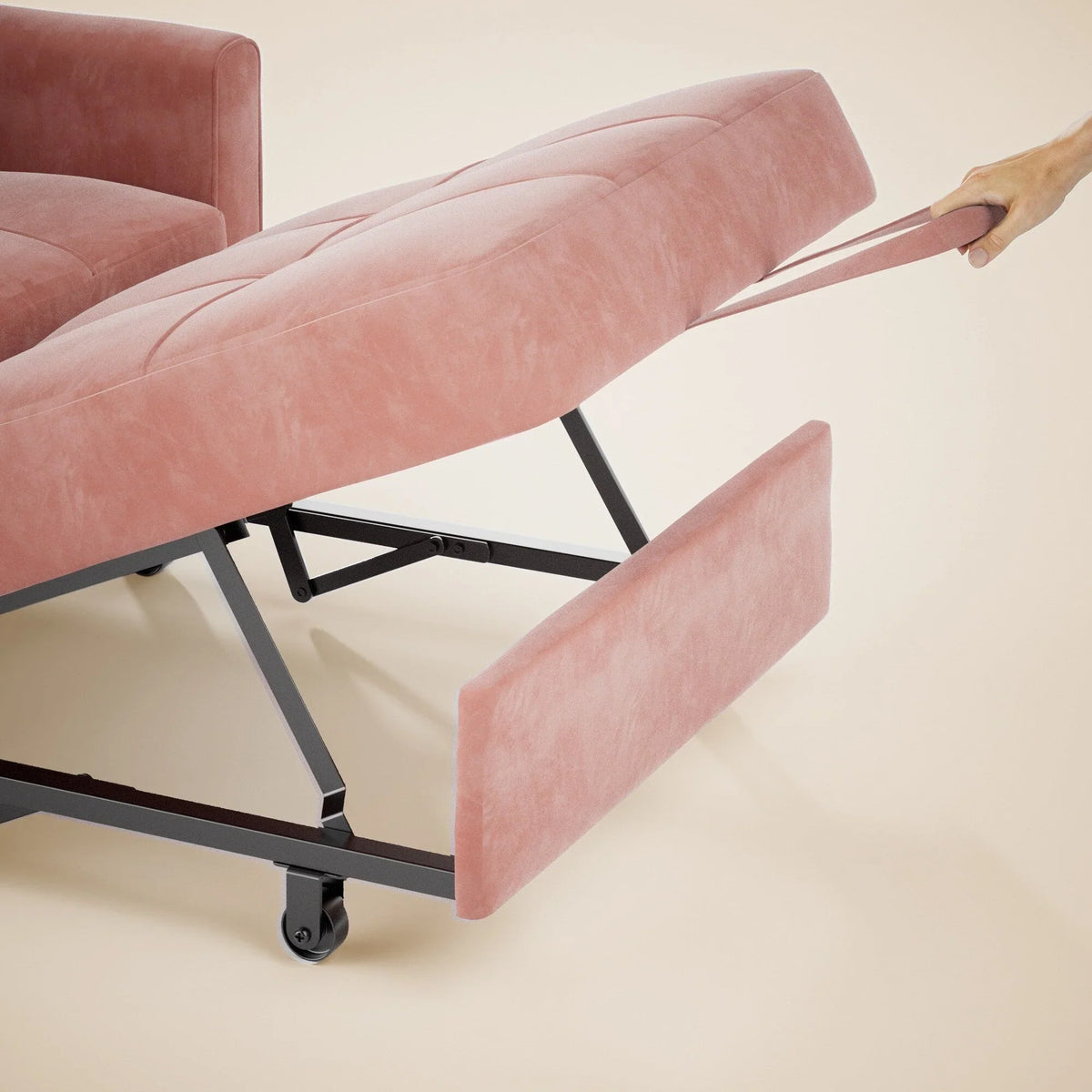 Canapé-lit réglable 3 en 1, fauteuil-canapé escamotable, lit pliant convertible pour salon