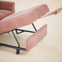 Canapé-lit réglable 3 en 1, fauteuil-canapé escamotable, lit pliant convertible pour salon