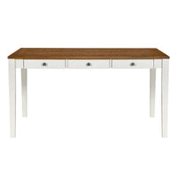 Ensemble de salle à manger 6 pièces en bois avec 4 chaises et un banc, table avec tiroir