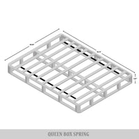 CraftPorch Sommier à ressorts en bois massif 8 pouces avec lattes en bois