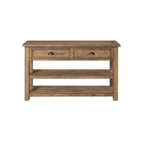 The Gray Barn Downington Table console de canapé à 2 tiroirs en bois massif