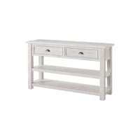 The Gray Barn Downington Table console de canapé à 2 tiroirs en bois massif