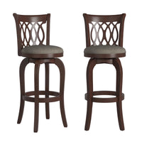 Rovinj Tabouret de bar pivotant à dossier volute