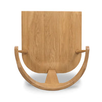 Chaise de salle à manger Poly & Bark Enzo - Bois de chêne massif