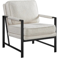 Yaheetech Fauteuil d'appoint rétro en similicuir