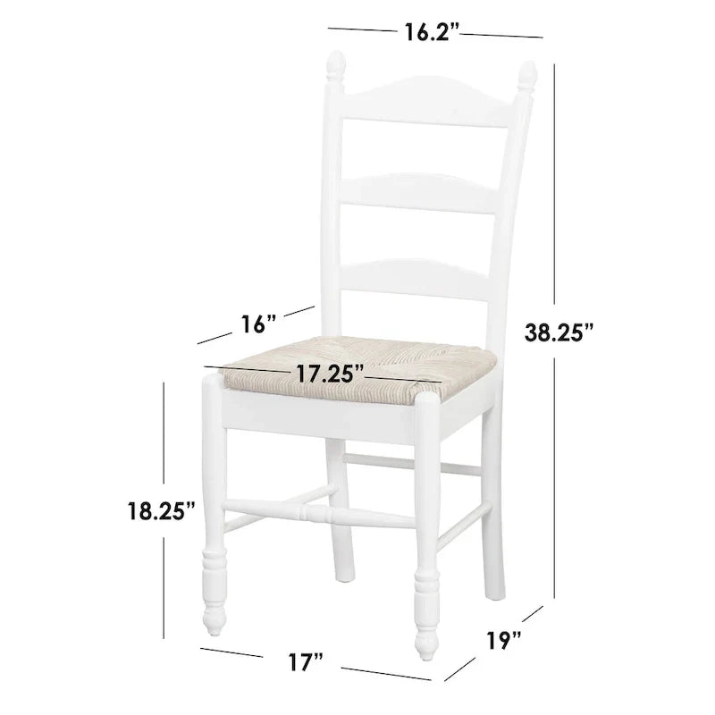 Chaise de salle à manger Jessie Ladder de Simple Living (lot de 2)