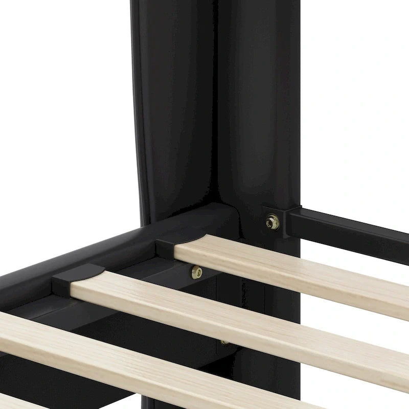 Lit rembourré moderne en cuir PU Uphou par Christopher Knight Home
