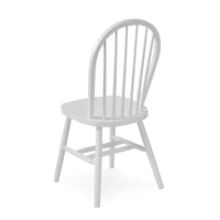 Chaise de salle à manger à dossier fuseau Windsor en bois massif International Concepts