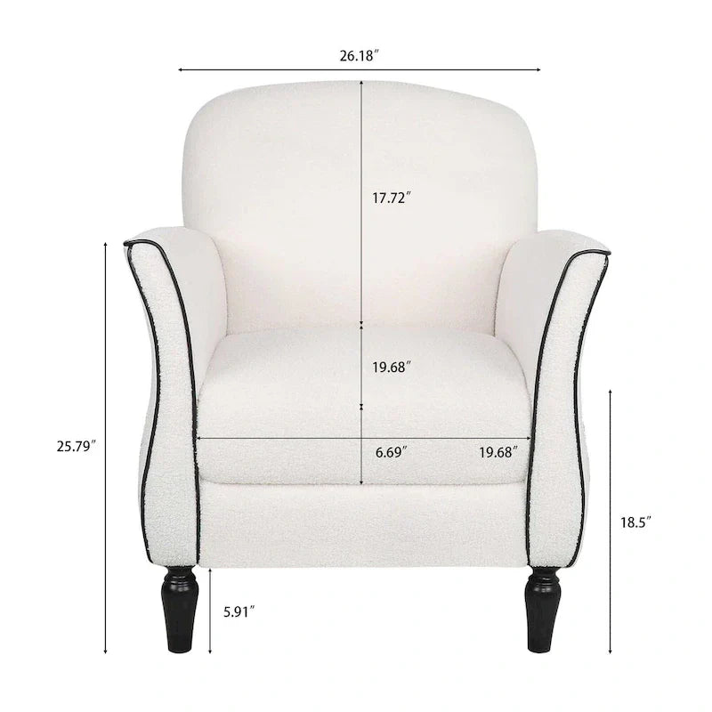 Fauteuils d'appoint modernes pour le salon