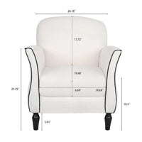Fauteuils d'appoint modernes pour le salon