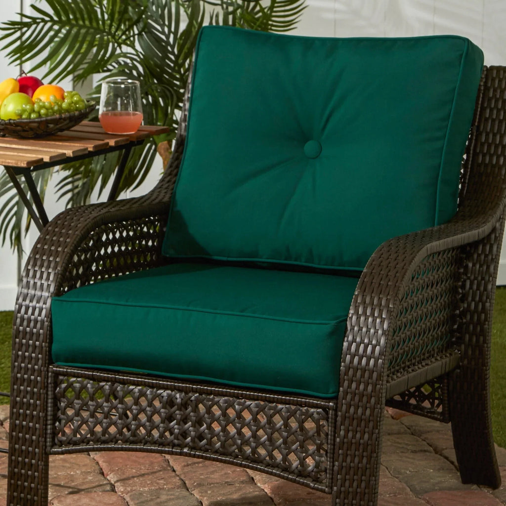 Sunbrella Ensemble de coussins d'extérieur à assise profonde premium 2 pièces