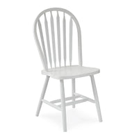 Chaise de salle à manger Windsor Arrowback en bois massif