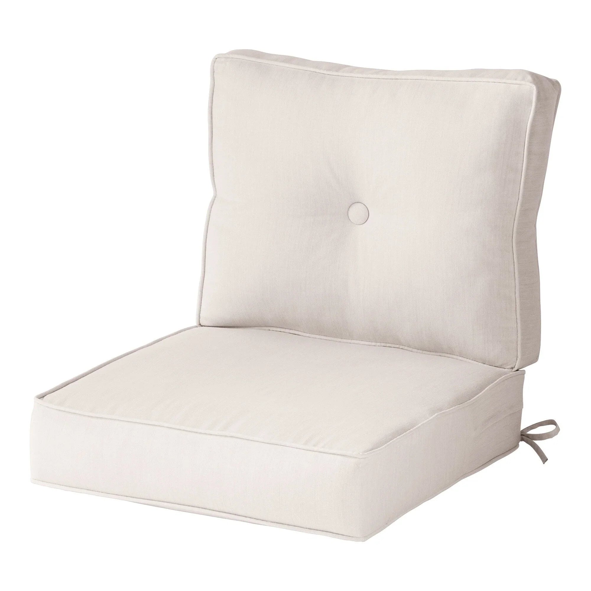 Sunbrella Ensemble de coussins d'extérieur à assise profonde premium 2 pièces