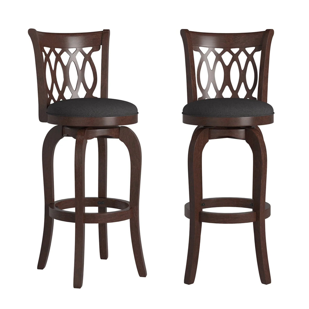 Rovinj Tabouret de bar pivotant à dossier volute