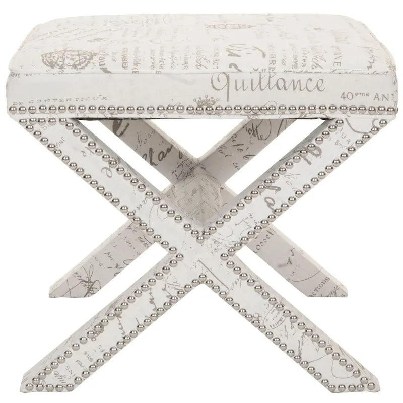 SAFAVIEH Shavonne ottomane X-Bench
