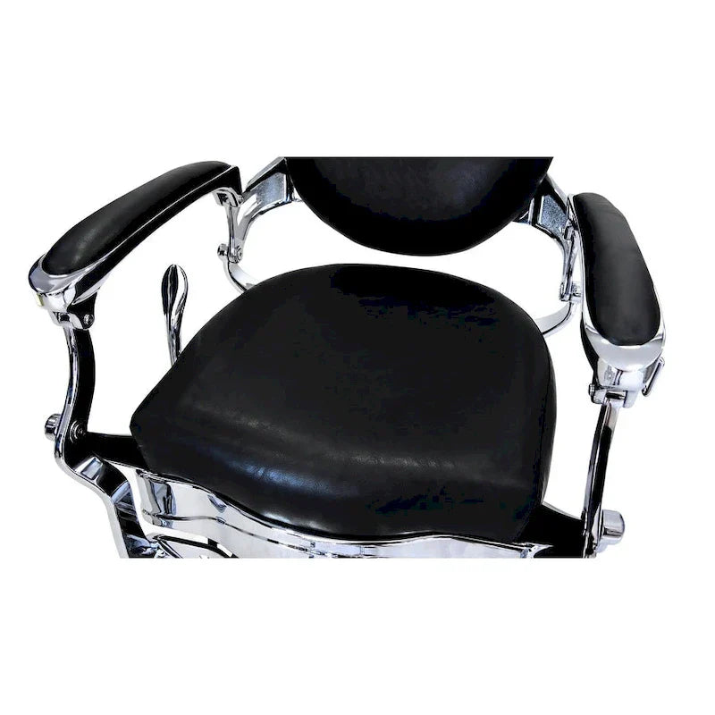 Fauteuil de barbier robuste, fauteuil de salon vintage pour barbier, équipement de salon de coiffure, de beauté et de tatouage - N/A