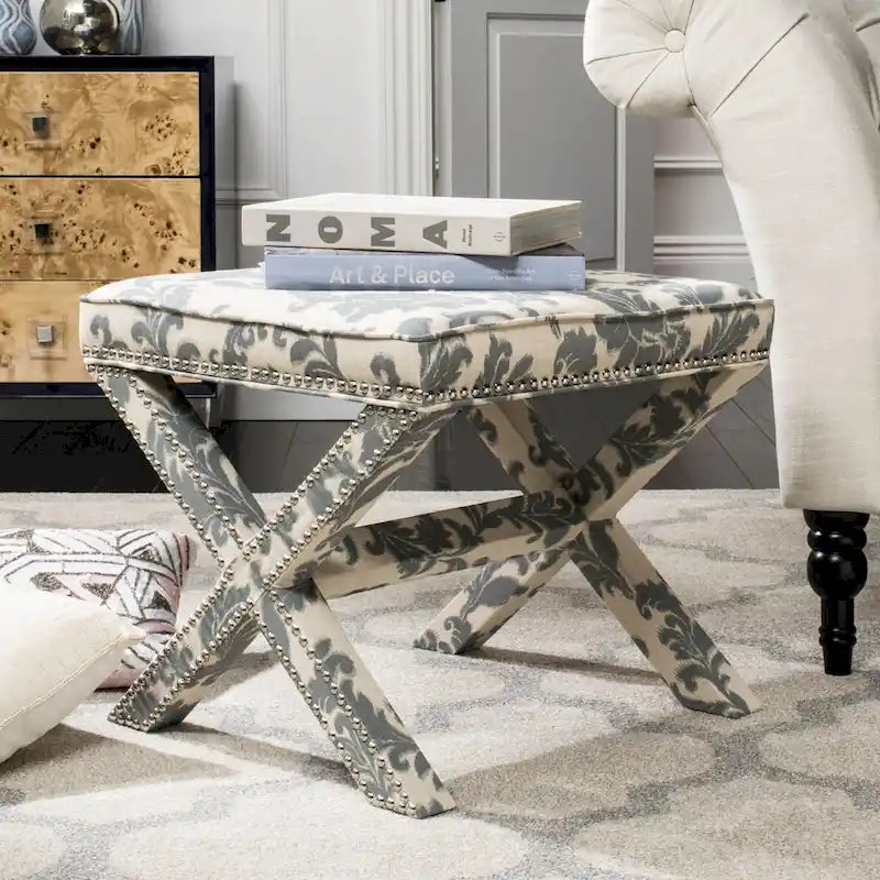 SAFAVIEH Shavonne ottomane X-Bench