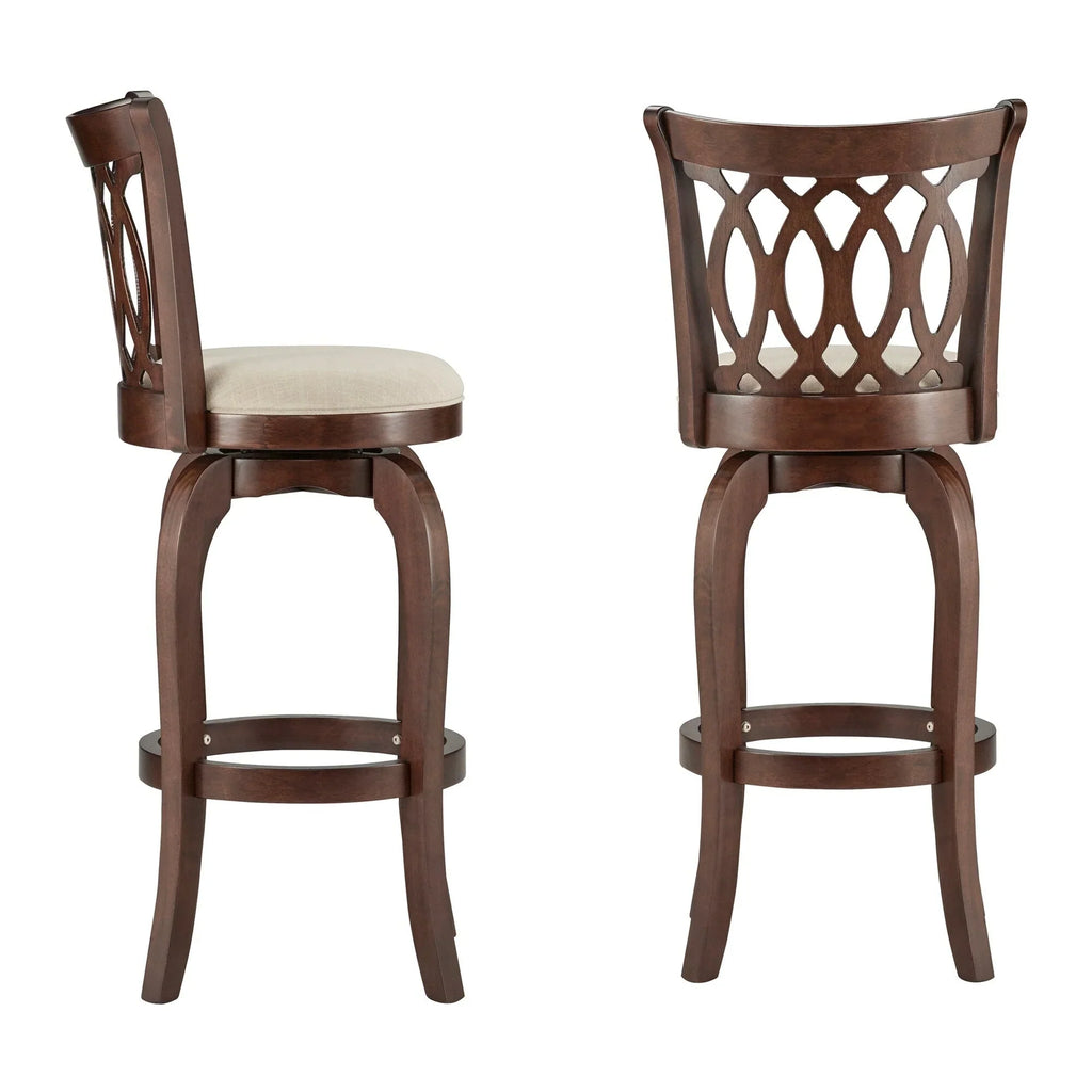 Rovinj Tabouret de bar pivotant à dossier volute