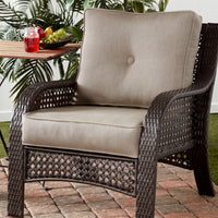 Sunbrella Ensemble de coussins d'extérieur à assise profonde premium 2 pièces