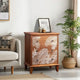 Commode coffre en bois massif