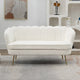 Causeuse rembourrée de style moderne du milieu du siècle, 59 W