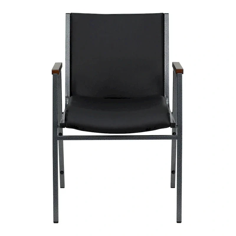 Chaise empilable robuste avec accoudoirs - 21P x 21L x 31H