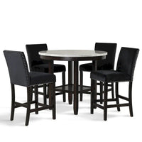 Ensemble de salle à manger 5 pièces rond New Classic Furniture Reginald