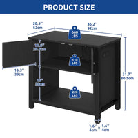 Meuble Support d'Aquarium Moasis 40-50 Gallons avec Prises de Courant