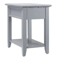 Zayden table d'appoint à 1 tiroir avec station de recharge par iNSPIRE Q Bold
