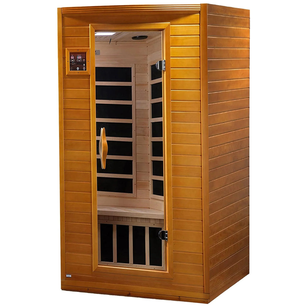 Dynamic Saunas Andora Sauna infrarouge lointain FAR à faible EMF 2 personnes, bois de pruche canadienne