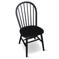 Chaise de salle à manger à dossier fuseau Windsor en bois massif International Concepts