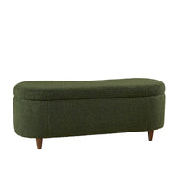 Banc de rangement rabattable INK+IVY Bailey Taupe Boucle