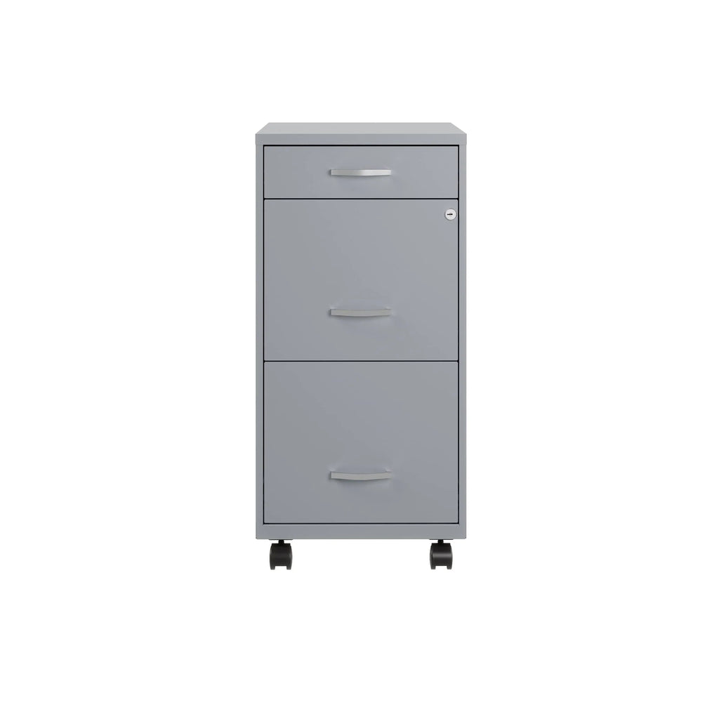 Space Solutions Classeur métallique 3 tiroirs 18 de profondeur