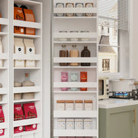 Organisateur de cuisine polyvalent : Meuble compact de 80 cm avec rangement intelligent