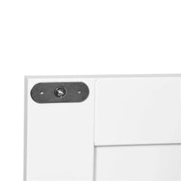 Meuble de Rangement au Sol pour Salle de Bain avec Double Porte