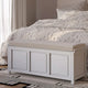 Banc de rangement ouvert en bois massif John Louis Home