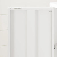 Armoire de rangement métallique à 2 portes avec étagères réglables