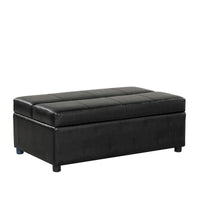 Lit d'appoint pliable ottoman convertible Twin Size avec matelas, canapé-lit rembourré en PU